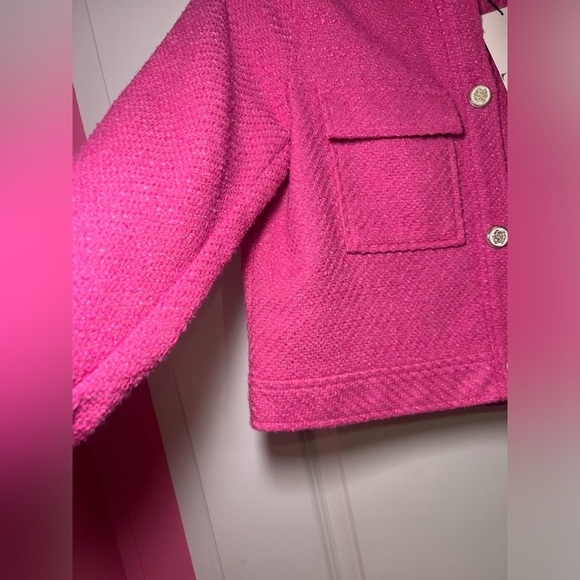 Zara Pink Button-Up Jacket - Picture 4 of 5